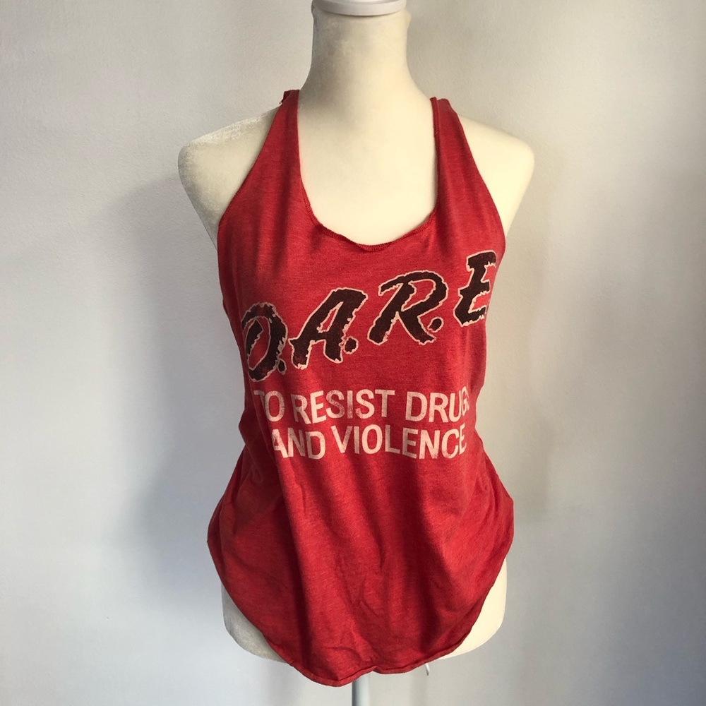 Tank top: D.A.R.E graphic